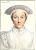 Queen Anne of Cleves by Bartolozzi after Hans Holbein. Henry VIII's court 1884