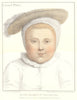 Prince Edward by Bartolozzi after Hans Holbein. Henry VIII's court 1884 print
