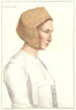 Mother Jak nurse to King Edward VI. Bartolozzi/Holbein. Henry VIII's court 1884
