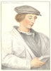 John More, Sir Thomas More's Son by Bartolozzi/Holbein. Henry VIII's court 1884
