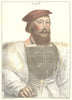Thomas Boleyn Earl of Ormond, Anne's father. Bartolozzi/Holbein. Henry VIII 1884