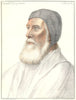 John Russell 1st Earl Bedford. Bartolozzi/Holbein. Henry VIII's court 1884
