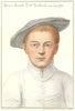 Francis Russell 2nd Earl of Bedford. Bartolozzi/Holbein. Henry VIII's court 1884