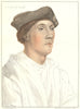 Sir Richard Southwell by Bartolozzi after Hans Holbein. Henry VIII's court 1884