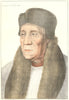 William Warham Archbishop of Canterbury Bartolozzi/Holbein Henry VIII court 1884