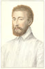 Monsieur La Faille by Bartolozzi after Hans Holbein. Henry VIII's court 1884