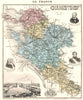 CHARENTE-MARITIME. Charente-Inférieure dépt. La Rochelle. Vuillemin 1903 map