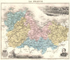 CÔTES-D'ARMOR. Côtes-du-Nord département.Saint-Brieuc. Vuillemin 1903 old map