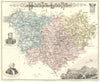 HAUTE-LOIRE.Haute-Loire département.Le Puy-en-Velay.Vuillemin 1903 old map