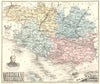 MORBIHAN. Morbihan département.  Vannes vignette. Vuillemin 1903 old map