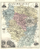 SEINE-ET-OISE.Seine-et-Oise département.Versailles vignette.Vuillemin 1903 map