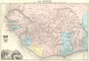 W AFRICA AFRIQUE.Mali Sénégal Guinée Soudan Française;Côte D'Ivoire 1903 map