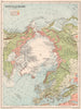 ARCTIC. North Polar Region. North Pole. 'Unexplored' areas. BARTHOLOMEW 1891 map