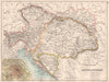 AUSTRIA-HUNGARY. Inset Vienna. Bohemia Bosnia Dalmatia &c. BARTHOLOMEW 1891 map