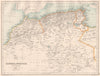 NORTH AFRICA. Algeria Morocco Tunis Tunisia Maghreb. BARTHOLOMEW 1891 old map