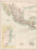 MEXICO/CENTRAL AMERICA. Guatemala Belize El Salvador. BARTHOLOMEW 1891 old map