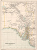 SOUTH AUSTRALIA. State map showing counties. Australia. BARTHOLOMEW 1891