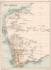 WESTERN AUSTRALIA. State map showing counties & divisions. BARTHOLOMEW 1891