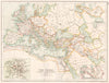 ANCIENT WORLD. Inset Persian & Alexander the Great's Empires. Rome 1891 map