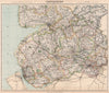 LANCASHIRE SOUTH. County map. Constituencies.Manchester Liverpool &c.PHILIP 1902