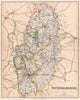 NOTTINGHAMSHIRE. County map. Newark Bassetlaw Mansfield Rushcliffe. PHILIP 1902