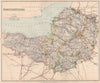 SOMERSETSHIRE. County map. Divisions & parliamentary boroughs. PHILIP 1902