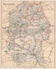 WILTSHIRE. County map showing divisions & parliamentary boroughs. PHILIP 1902