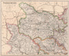 YORKSHIRE DALES.North West.Richmond Skipton Ripon constituencies.PHILIP 1902 map