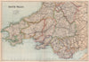 SOUTH WALES. showing divisions & parliamentary boroughs. PHILIP 1902 old map