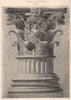 CLASSICAL ARCHITECTURE. Temple of Vespasian Rome 1902 old antique print