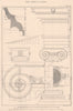 CLASSICAL ARCHITECTURE. Ionic order at Elefsina 1902 old antique print picture