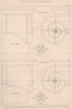 CLASSICAL ARCHITECTURE. Setting out of the Ionic volute 1902 old antique print