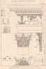 CLASSICAL ARCHITECTURE. The Temple of Antoninus and Faustina, Rome 1902 print