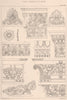 CLASSICAL ARCHITECTURE. Greek ornament in Relief 1902 old antique print