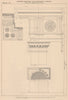 DORIC ARCHITECTURE. Albano, Rome. Column, Capital and Entablature 1931 print