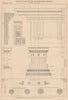 DORIC ARCHITECTURE.Pedestal Base Capital Entablature.(Scamozzi.1551-1616) 1931