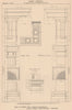 DORIC ARCHITECTURE.Base Capital and Entablature(Viala or Zanini.DeLorme) 1931