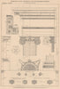 IONIC ARCHITECTURE.Pedestal Base Capital Entablature.(Scamozzi,1552-1616) 1931