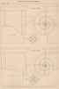 IONIC ARCHITECTURE. Volutes (a. Palladio. b. Vignola)  1931 old vintage print