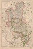 BUCKINGHAMSHIRE.Showing Parliamentary divisions,boroughs & parks.BACON 1936 map