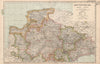 DEVONSHIRE (NORTH) . Parliamentary divisions. Parks. Devon. BACON 1936 old map
