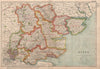 ESSEX. Showing Parliamentary divisions, boroughs & parks. BACON 1936 old map