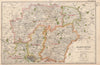 HAMPSHIRE (NORTH) . Showing Parliamentary divisions & parks. BACON 1936 map