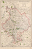 HUNTINGDONSHIRE.Showing Parliamentary divisions,boroughs & parks.BACON 1936 map