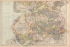 LANCASHIRE (SOUTH) . Showing Parliamentary divisions & parks. BACON 1936 map