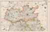 SHROPSHIRE (NORTH) . Showing Parliamentary divisions & parks. BACON 1936 map