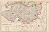 SHROPSHIRE (SOUTH) . Showing Parliamentary divisions & parks. BACON 1936 map