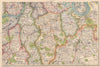LONDON (SOUTH EAST) . Showing Parliamentary divisions & boroughs. BACON 1936 map