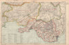 SOUTH WALES. Parliamentary divisions. Welsh place name Glossary. BACON 1936 map