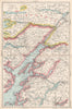 LOCH LINNHE. Inverness-shire Argyll. Scotland. Constituencies. BACON 1936 map